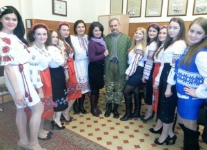 Студенти влаштували Андріївські вечорниці у Київському шпиталі для воїнів АТО